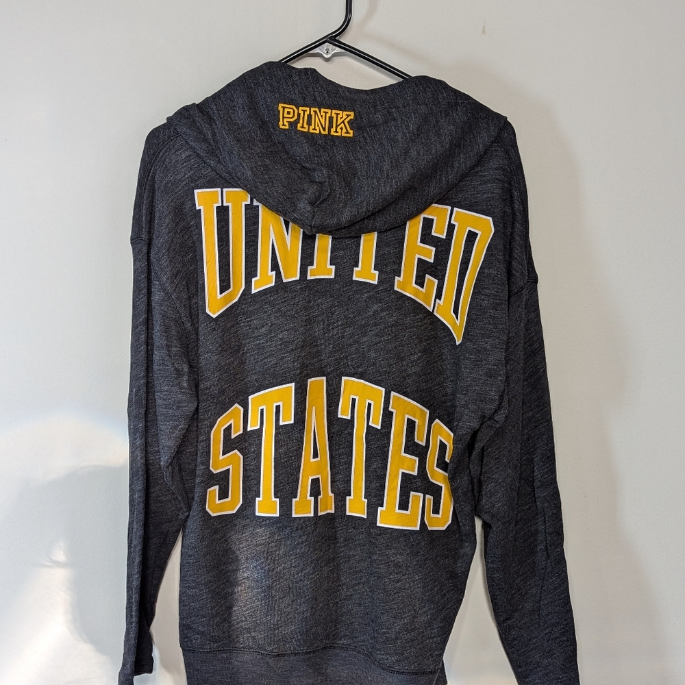 PINK Victoria's Secret US ARMY Military Star Logo Pullover Hoodie Size XS